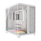 CORSAIR AIR 5400 LX-R RGB iCUE LINK Triple Chamber Mid-Tower PC Case ;3x Fans included;2x 2.5'' ; 1x 3.5''; White | dynacor.co.za