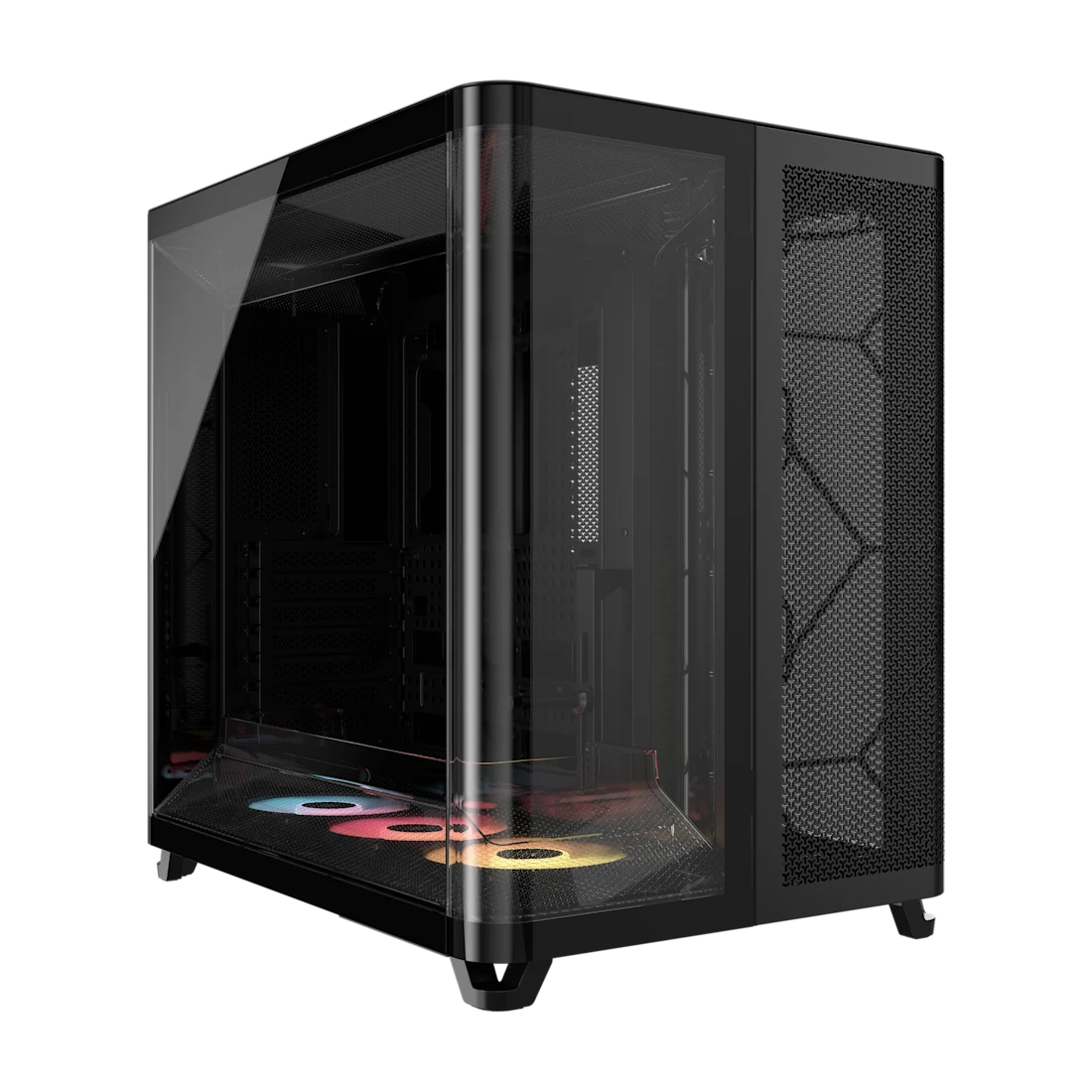 CORSAIR AIR 5400 RS-R ARGB Triple Chamber Mid-Tower PC Case ; 3x Fans Included; 2x 2.5'' ; 1x 3.5'' Black | dynacor.co.za
