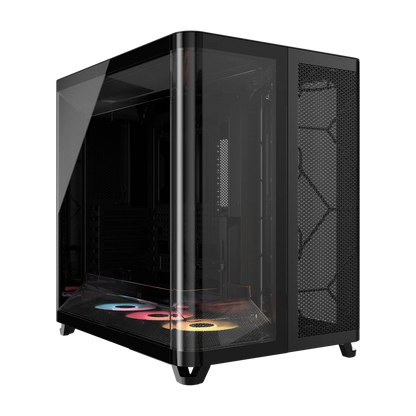 CORSAIR AIR 5400 RS-R ARGB Triple Chamber Mid-Tower PC Case ; 3x Fans Included; 2x 2.5'' ; 1x 3.5'' Black | dynacor.co.za