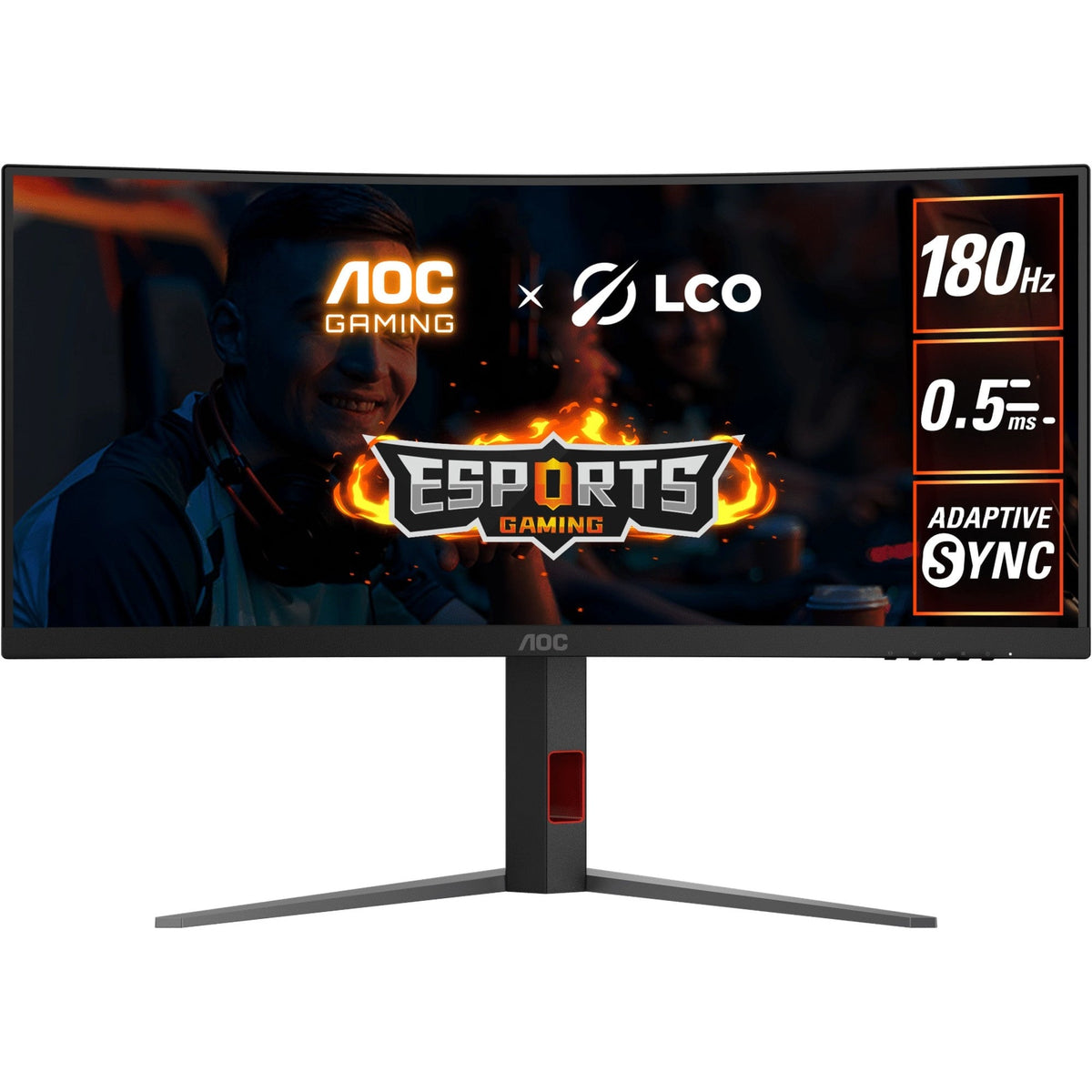 AOC-CU34G4H Monitor|34 inch|VA WQHD 3440 x 1440 200Hz|300nits|Curved 1500R| FreeSync Premium|2YR Warranty | dynacor.co.za