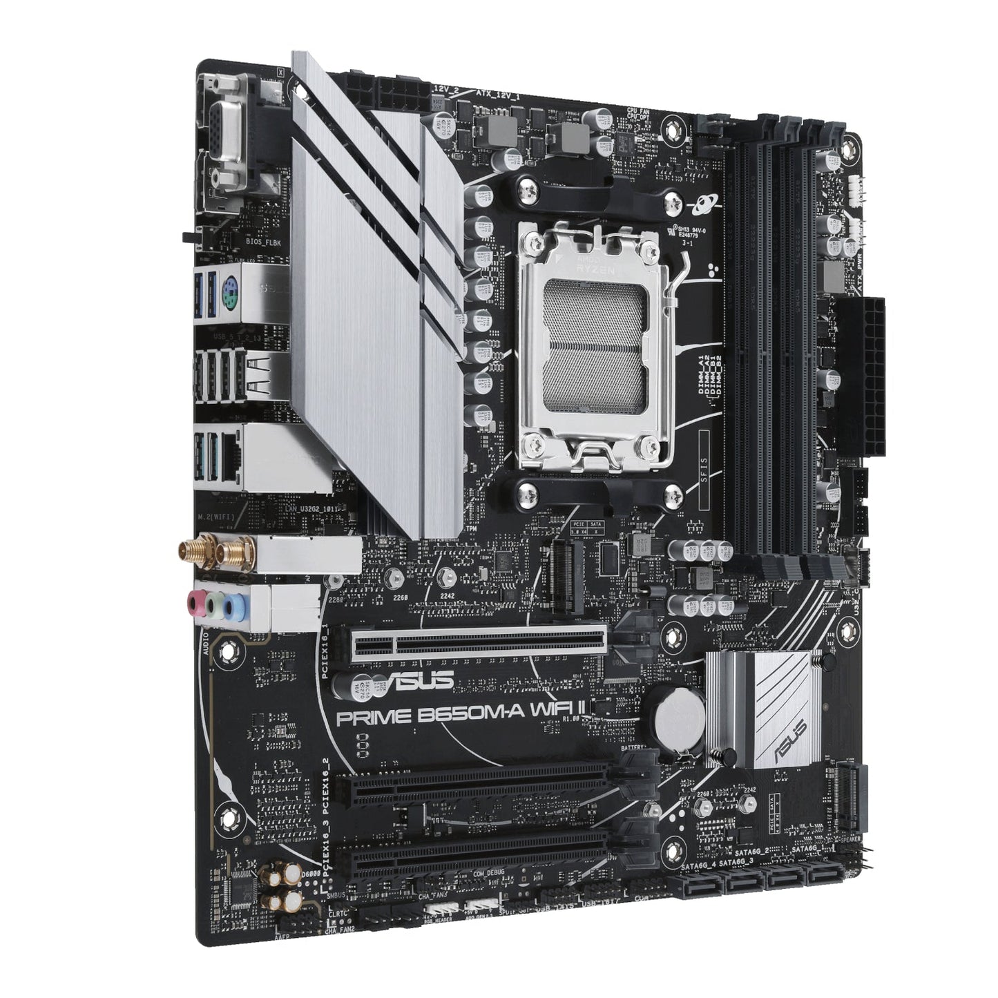 Asus PRIME B650M-A WIFI II M-ATX Gaming Motherboard | dynacor.co.za