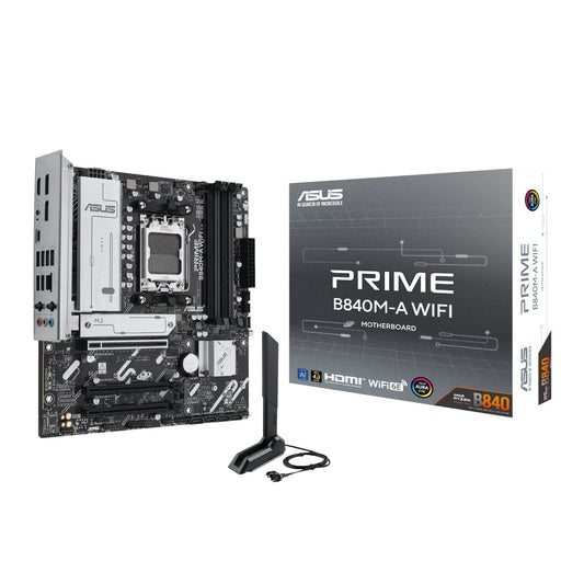 Asus PRIME B840M-A WIFI M-ATX Gaming Motherboard | dynacor.co.za