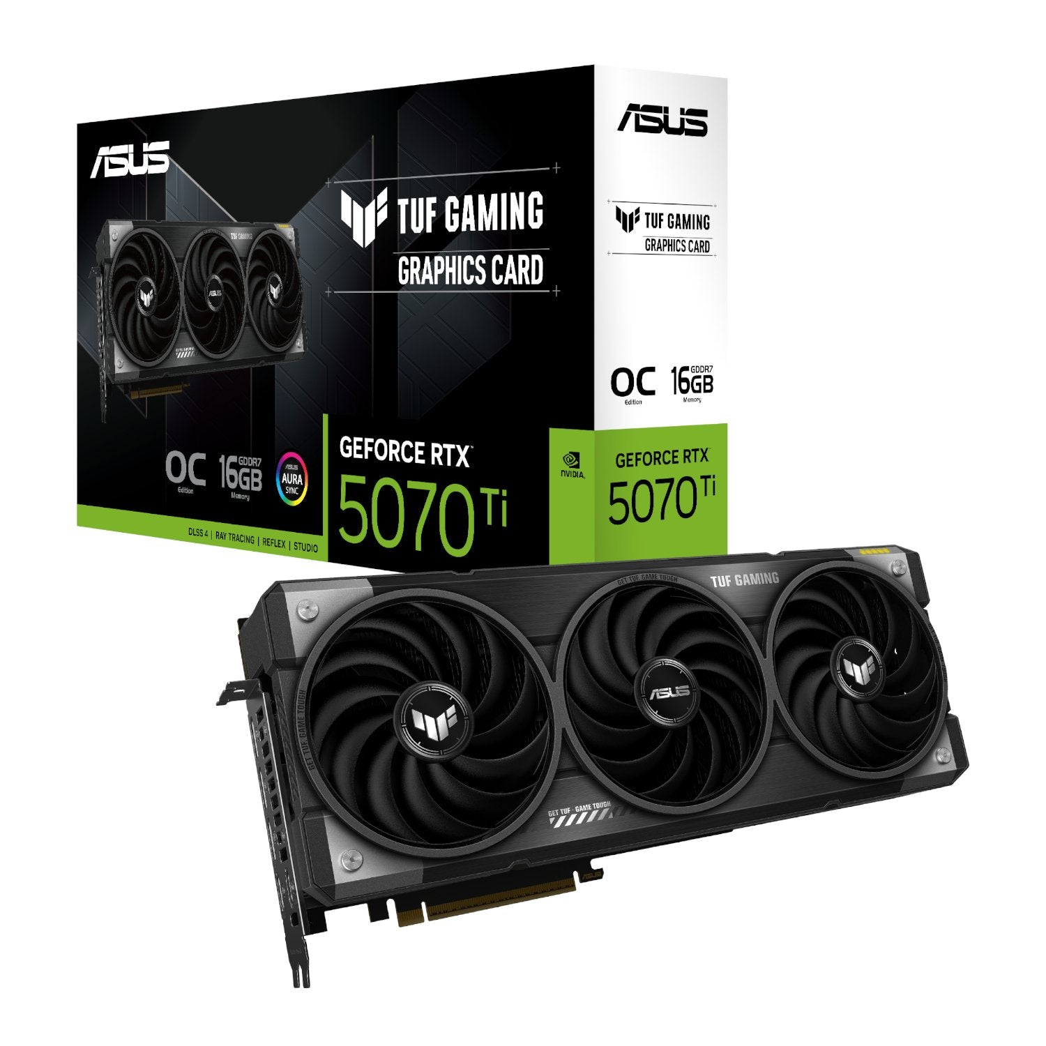 Asus TUF Gaming GeForce RTX 5070 Ti 16GB GDDR7 OC Graphics Card | dynacor.co.za