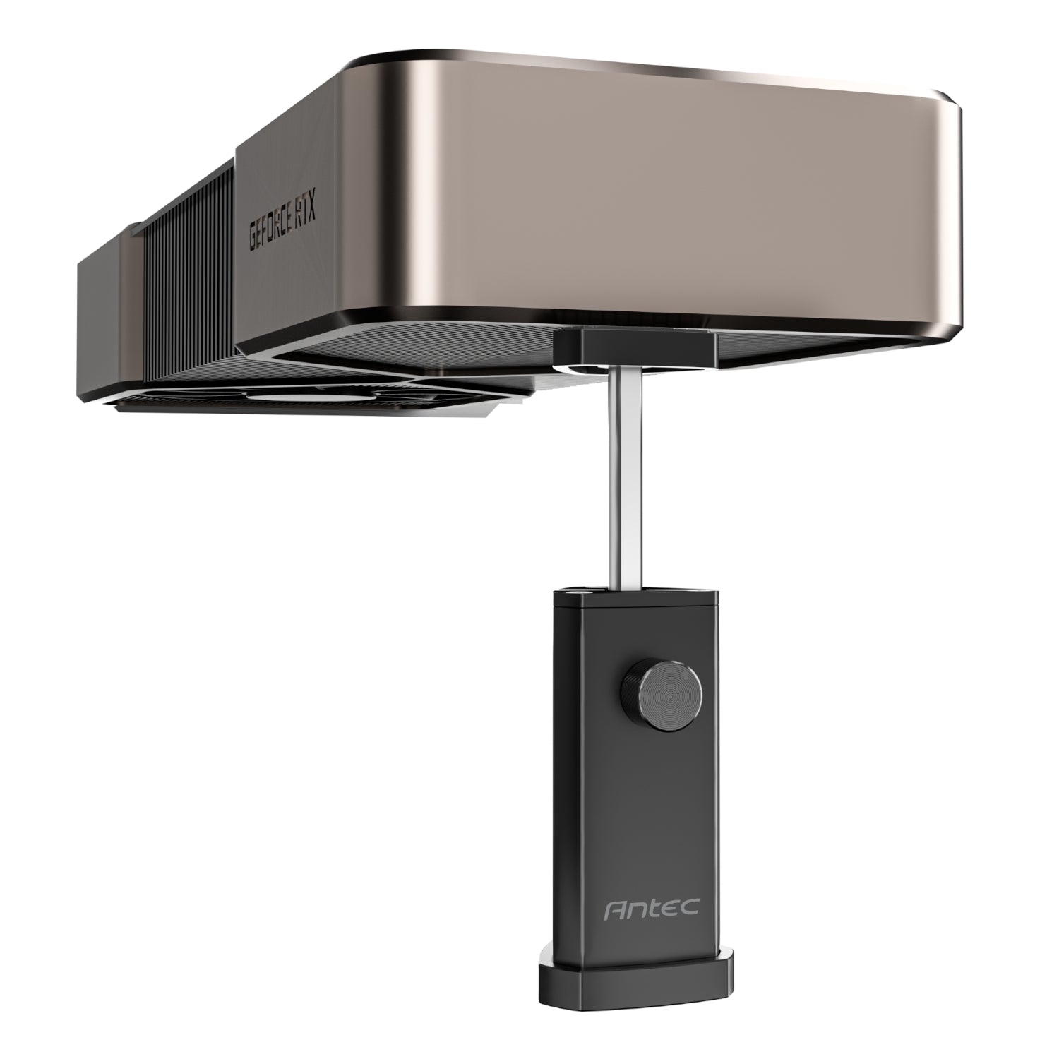 Antec I Shape Prism Metal Black Adjustable GPU Support Stand | dynacor.co.za