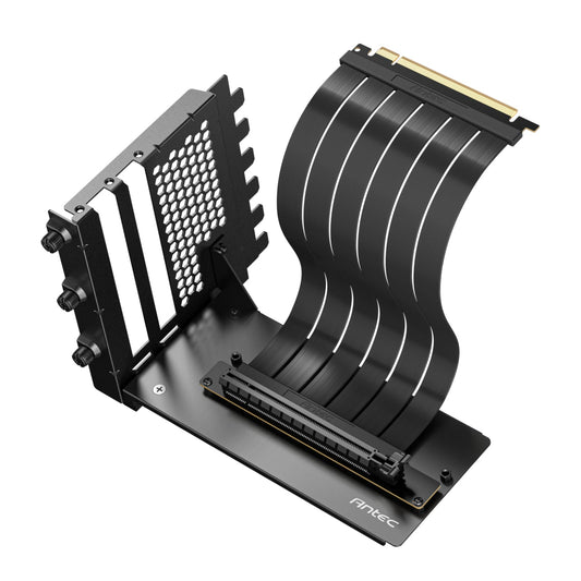 Antec PCI-E 4.0 Riser Cable Vertical Bracket Kit (200mm) - Black | dynacor.co.za