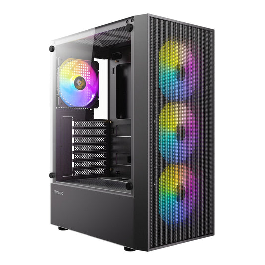 Antec AX27 RGB ELITE ATX Gaming Chassis - Black | dynacor.co.za