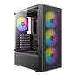 Antec AX27 RGB ELITE ATX Gaming Chassis - Black | dynacor.co.za