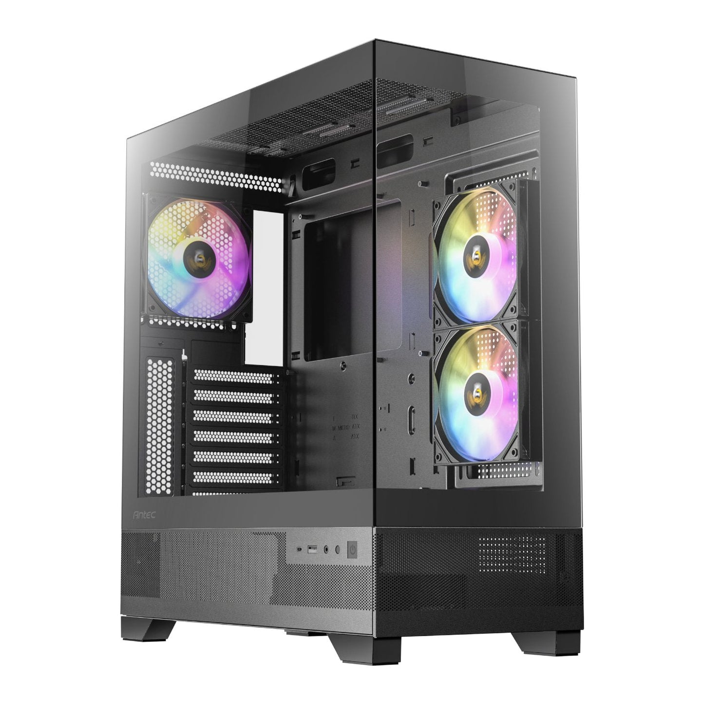 Antec CX700 ARGB ATX | Micro-ATX | ITX ARGB Mid-Tower Gaming Chassis - Black | dynacor.co.za