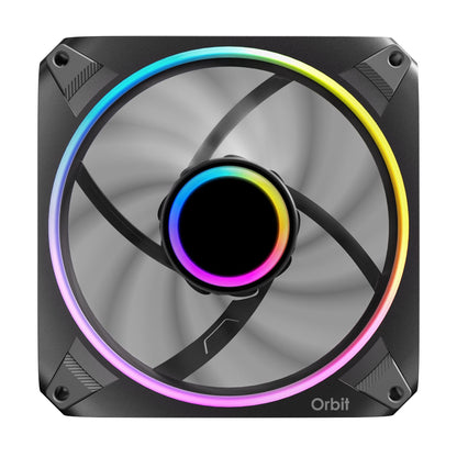 Antec ORBIT PWM 120mm ARGB Fan 3 Pack - Black | dynacor.co.za