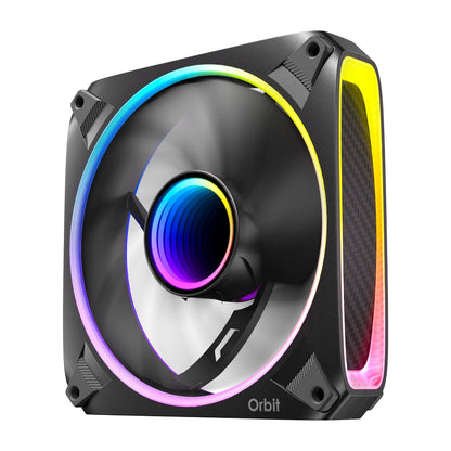 Antec ORBIT PWM 120mm ARGB Fan 3 Pack - Black | dynacor.co.za