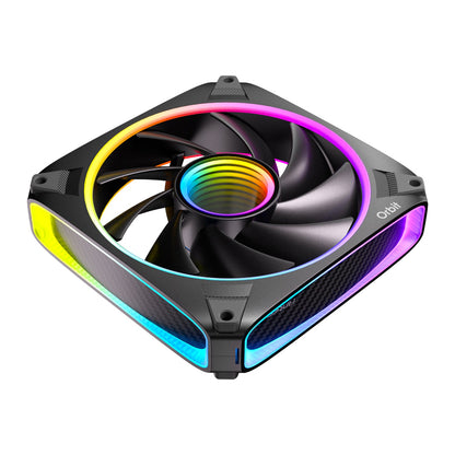 Antec ORBIT PWM 120mm ARGB Fan 3 Pack - Black | dynacor.co.za