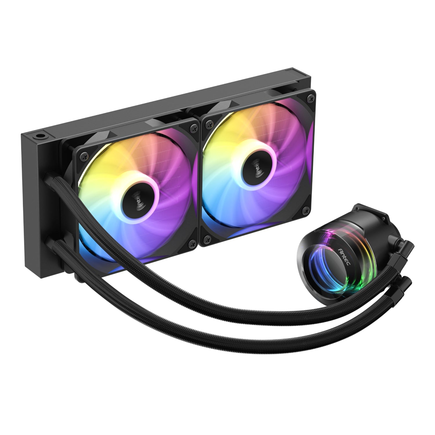 ANTEC VORTEX LUM 240 ARGB AIO CPU Liquid Cooler – Black | dynacor.co.za