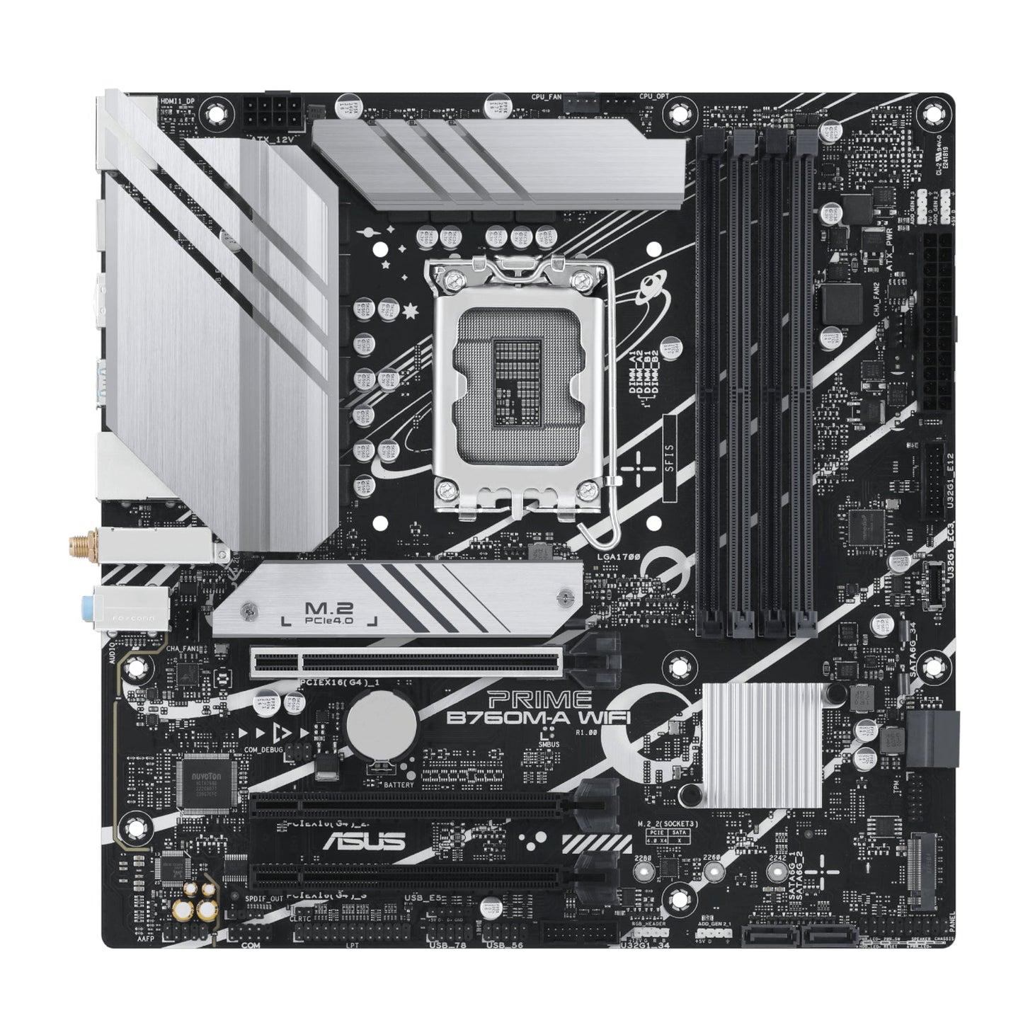 Asus PRIME B760M-A WIFI Intel LGA1700 M-ATX Motherboard | dynacor.co.za