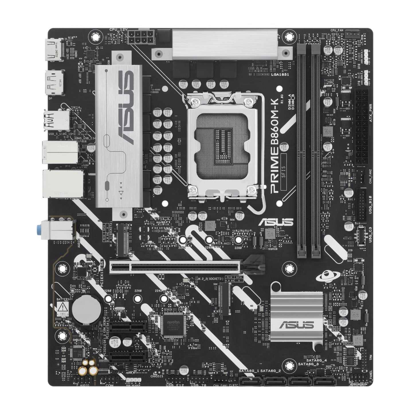 Asus PRIME B860M-K Intel LGA1851 M-ATX Motherboard | dynacor.co.za