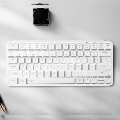 Keychron B1 Pro Ultra-Slim 75% Wireless Keyboard - Ivory White | dynacor.co.za