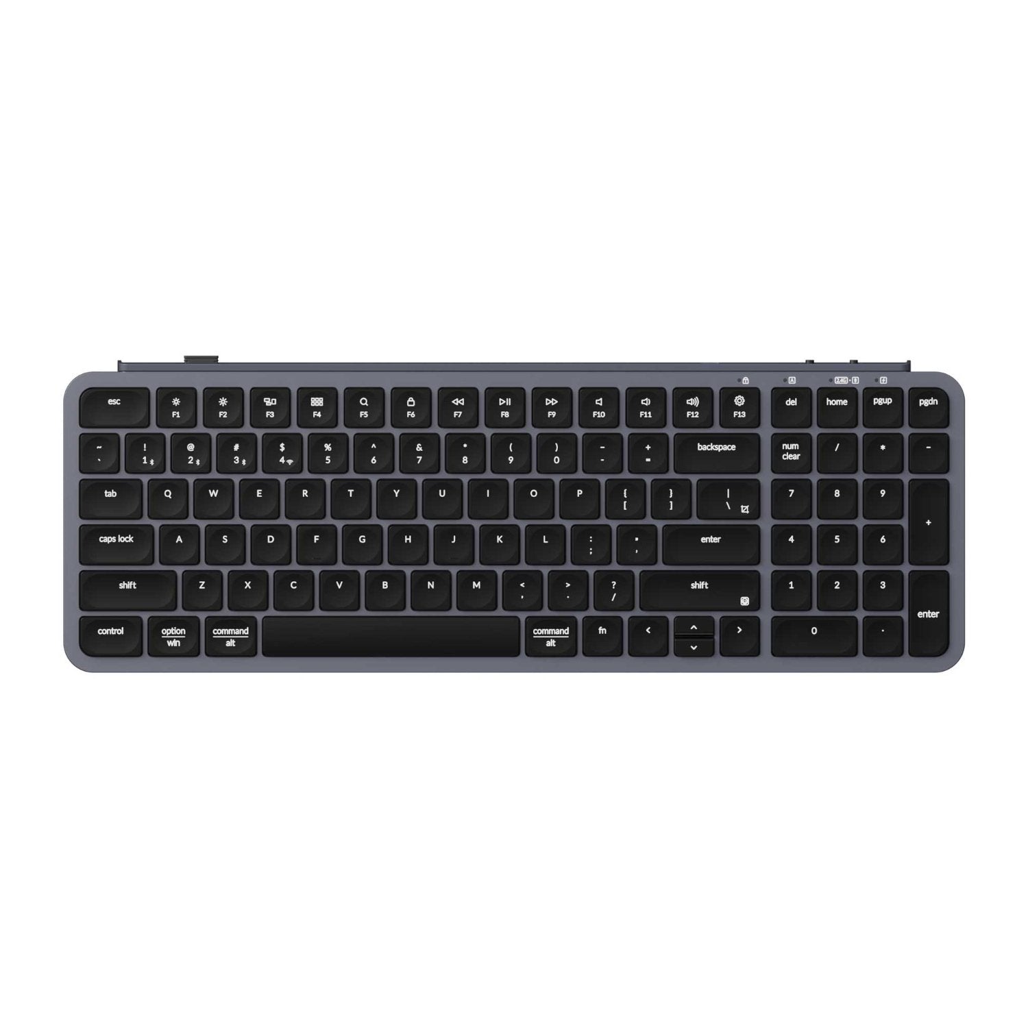 Keychron B2 Pro Ultra-Slim 96% Wireless Keyboard - Space Gray | dynacor.co.za