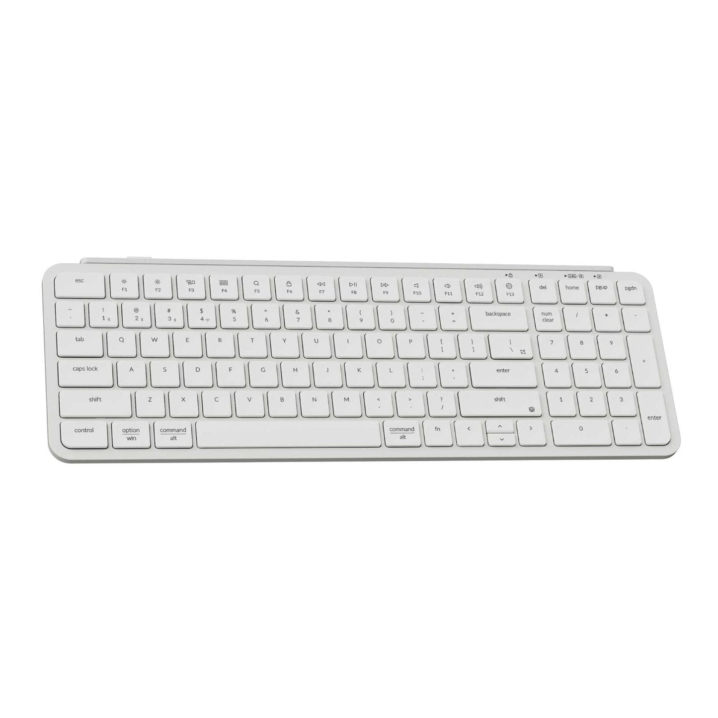 Keychron B2 Pro Ultra-Slim 96% Wireless Keyboard - Ivory White | dynacor.co.za