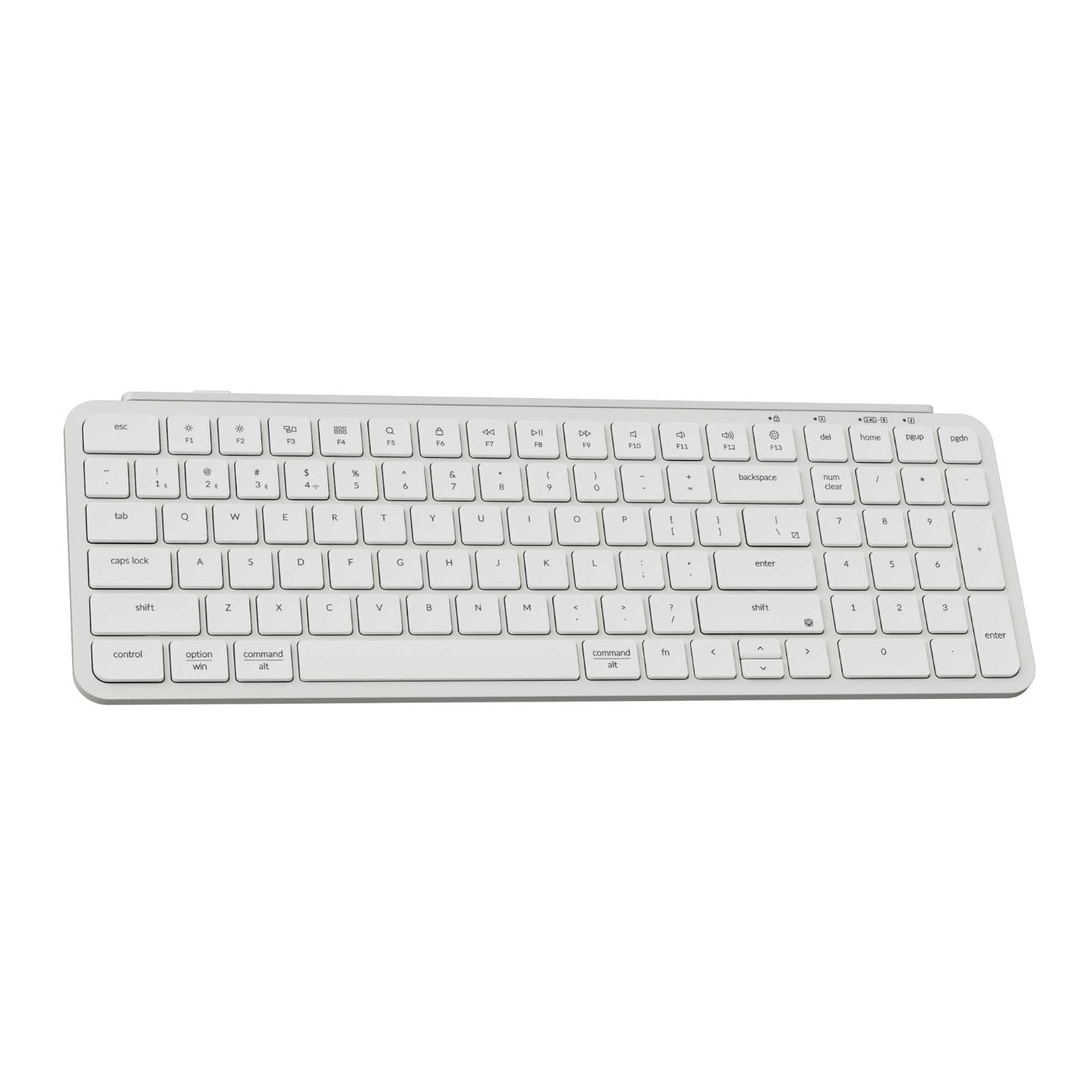 Keychron B2 Pro Ultra-Slim 96% Wireless Keyboard - Ivory White | dynacor.co.za