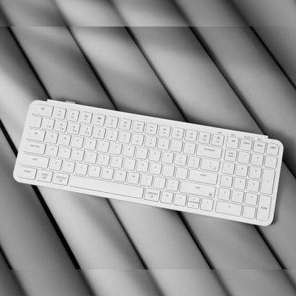 Keychron B2 Pro Ultra-Slim 96% Wireless Keyboard - Ivory White | dynacor.co.za