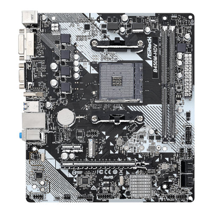 ASRock B450M-HDV R4.0 AMD AM4 M-ATX Motherboard | dynacor.co.za