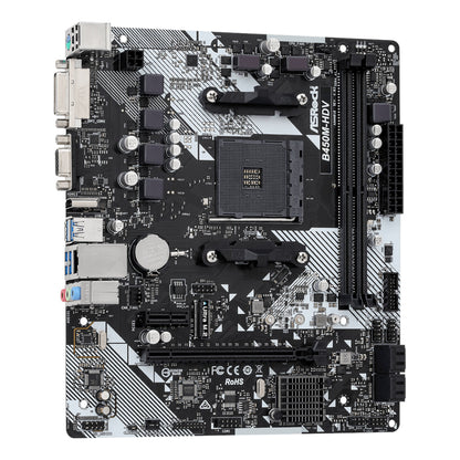 ASRock B450M-HDV R4.0 AMD AM4 M-ATX Motherboard | dynacor.co.za