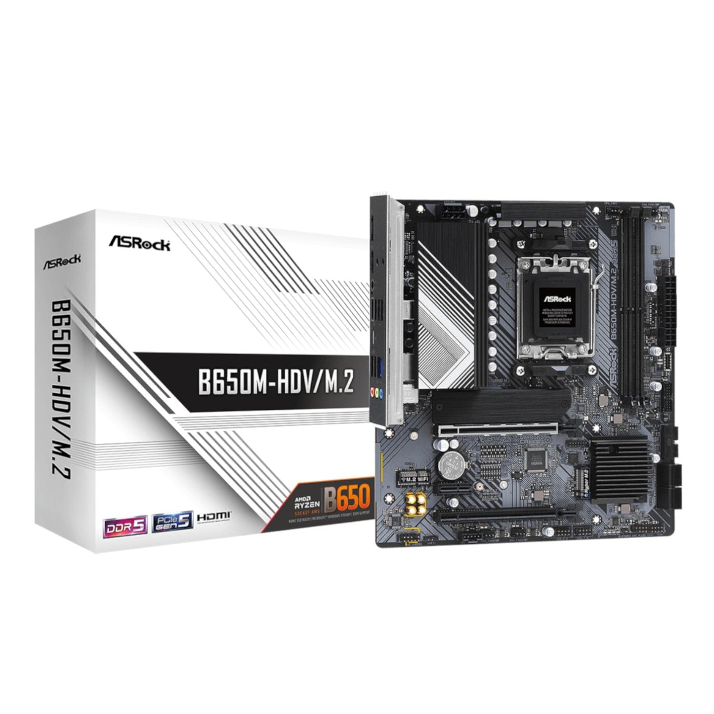 ASRock B650M-HDV/M.2 AM5 Micro-ATX Motherboard | dynacor.co.za