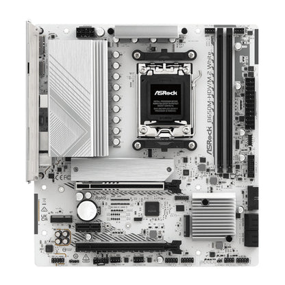 ASRock B650M-HDV/M.2 AM5 Micro-ATX Motherboard - White | dynacor.co.za