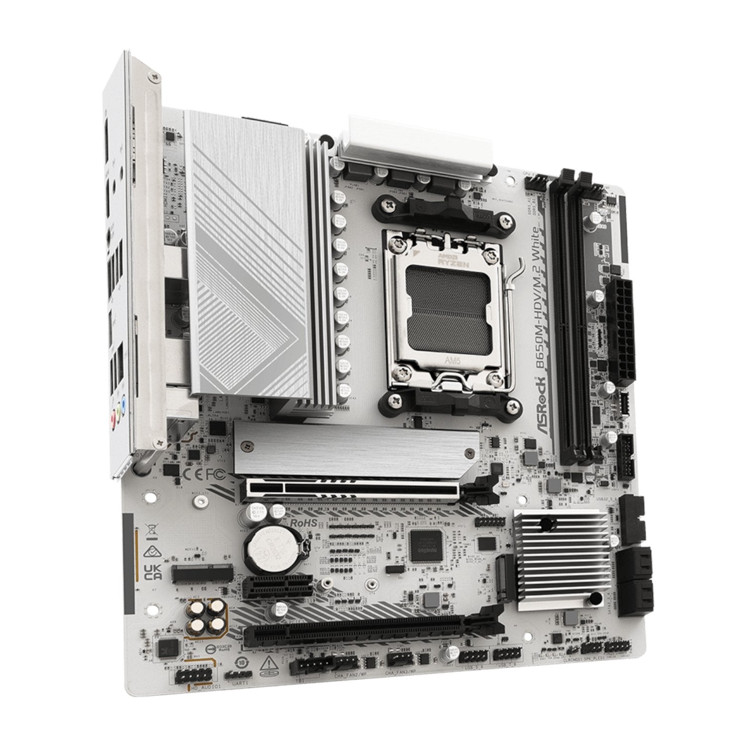 ASRock B650M-HDV/M.2 AM5 Micro-ATX Motherboard - White | dynacor.co.za