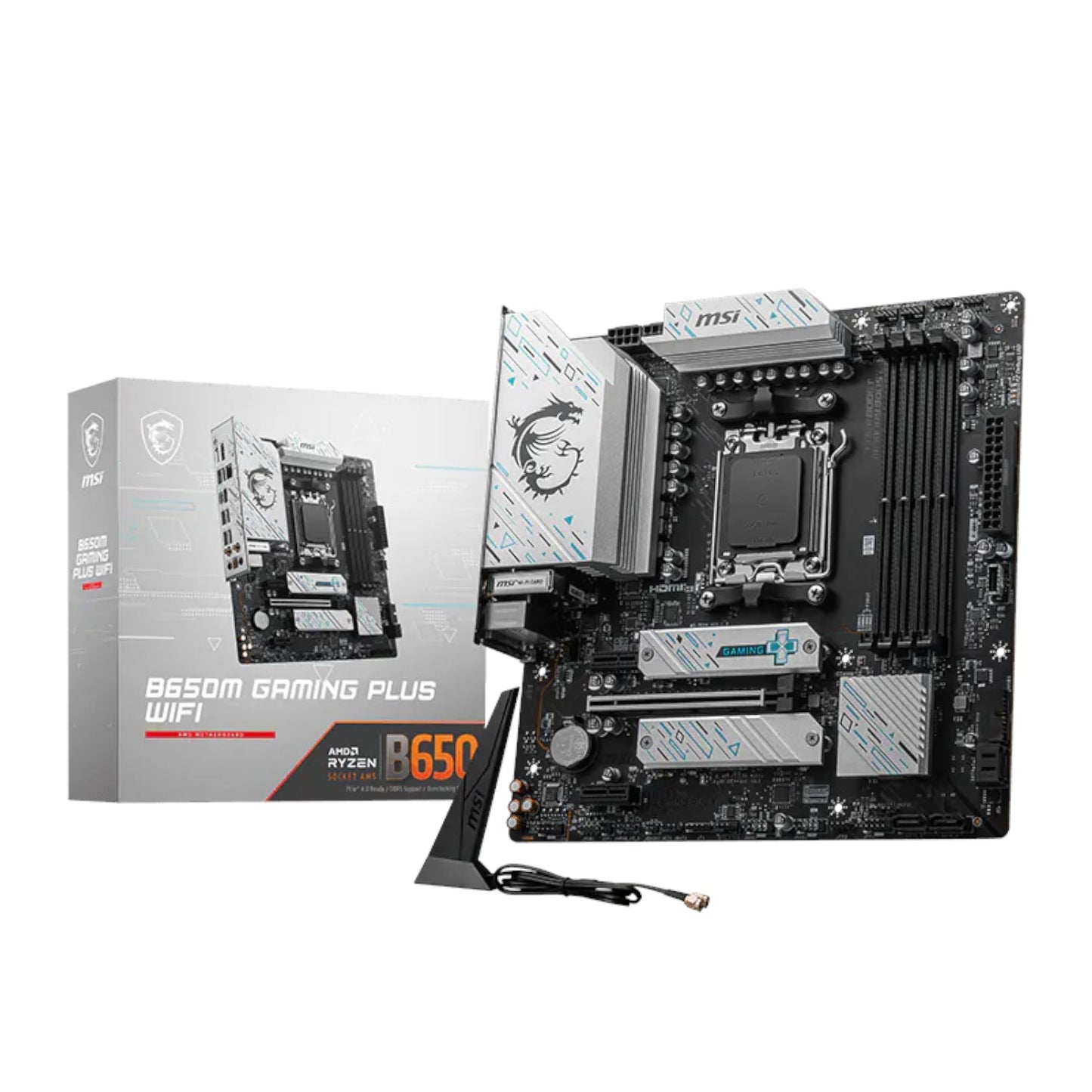 MSI B650M Gaming Plus WiFi AM5 M-ATX Gaming Motherboard | dynacor.co.za