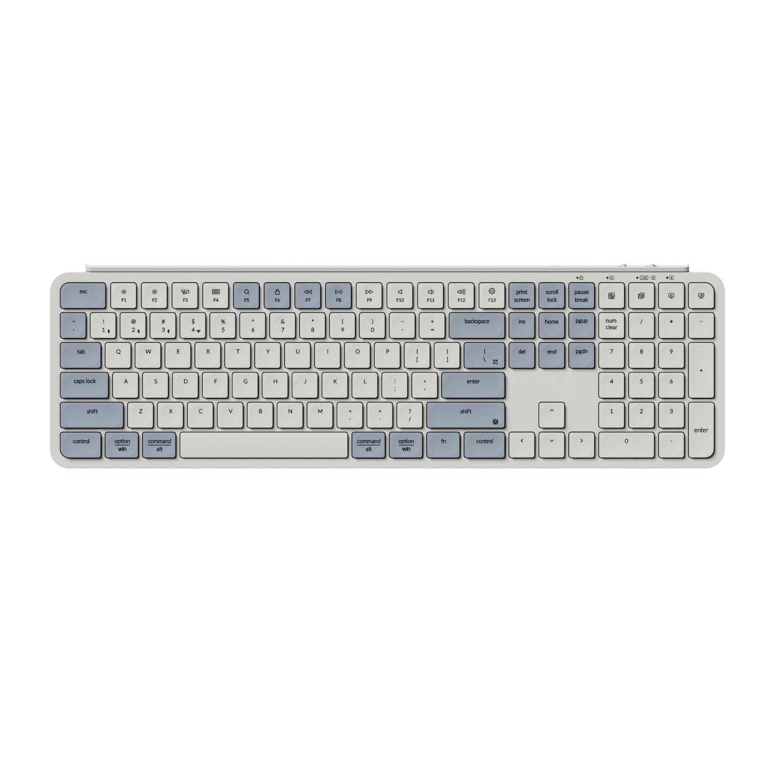 Keychron B6 Pro Ultra-Slim 100% Wireless Keyboard - Retro Blue | dynacor.co.za