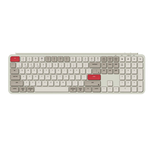 Keychron B6 Pro Ultra-Slim 100% Wireless Keyboard – Retro Red | dynacor.co.za