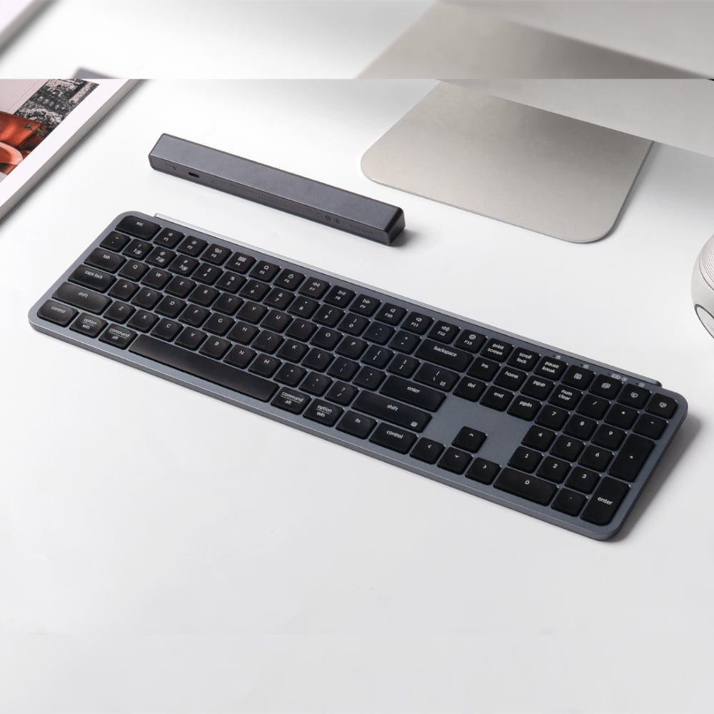 Keychron B6 Pro Ultra-Slim 100% Wireless Keyboard – Space Grey | dynacor.co.za