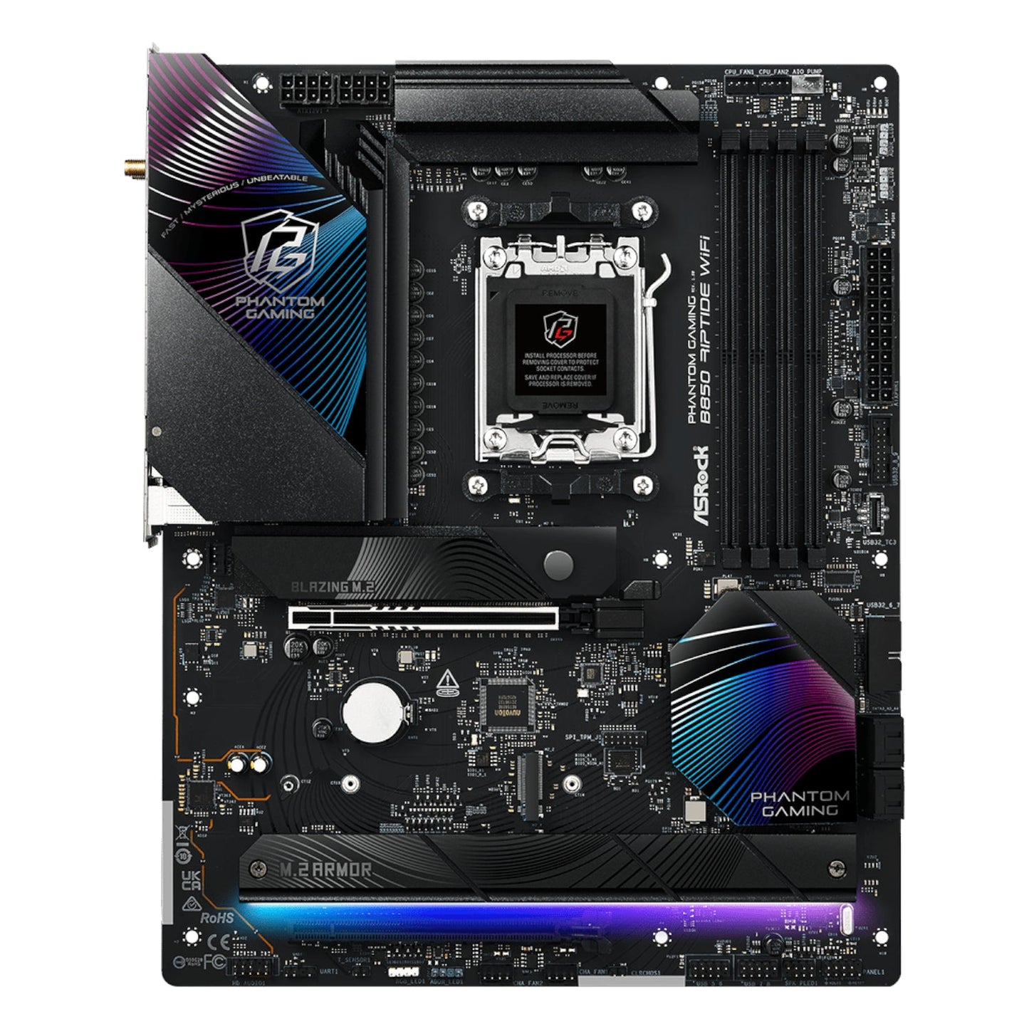 ASROCK B850 RIPTIDE WIFI AM5 ATX 4X DDR5 | dynacor.co.za