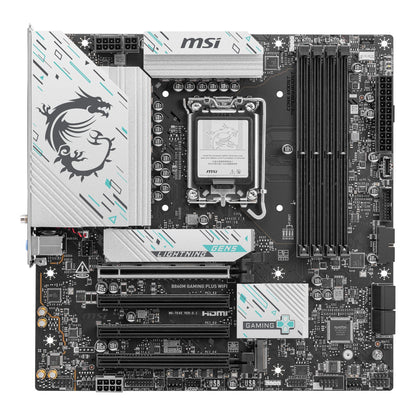 MSI B860M Gaming PLUS WIFI Intel LGA1851 DDR5 M-ATX Motherboard | dynacor.co.za