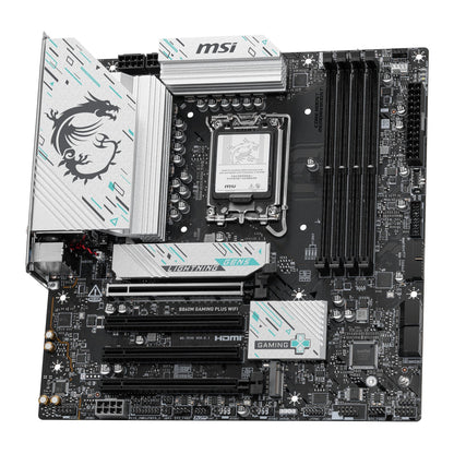 MSI B860M Gaming PLUS WIFI Intel LGA1851 DDR5 M-ATX Motherboard | dynacor.co.za