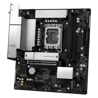 ASRock B860M Rock WiFi Intel LGA1851 MATX Gaming Motherboard | dynacor.co.za