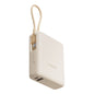 Xiaomi 33W Power Bank 10000 (Integrated Cable) - Tan | dynacor.co.za