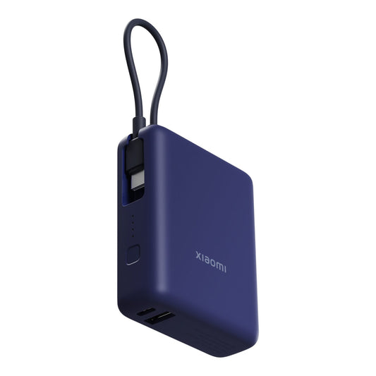 Xiaomi 33W Power Bank 10000 (Integrated Cable) - Blue | dynacor.co.za