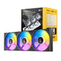 Antec Connect 120 ARGB PWM Fan 3 Pack - Black | dynacor.co.za