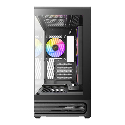 Antec C2M ARGB Compact Micro-ATX Gaming Chassis - Black | dynacor.co.za