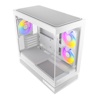 Antec C2M ARGB Compact Micro-ATX Gaming Chassis - White | dynacor.co.za