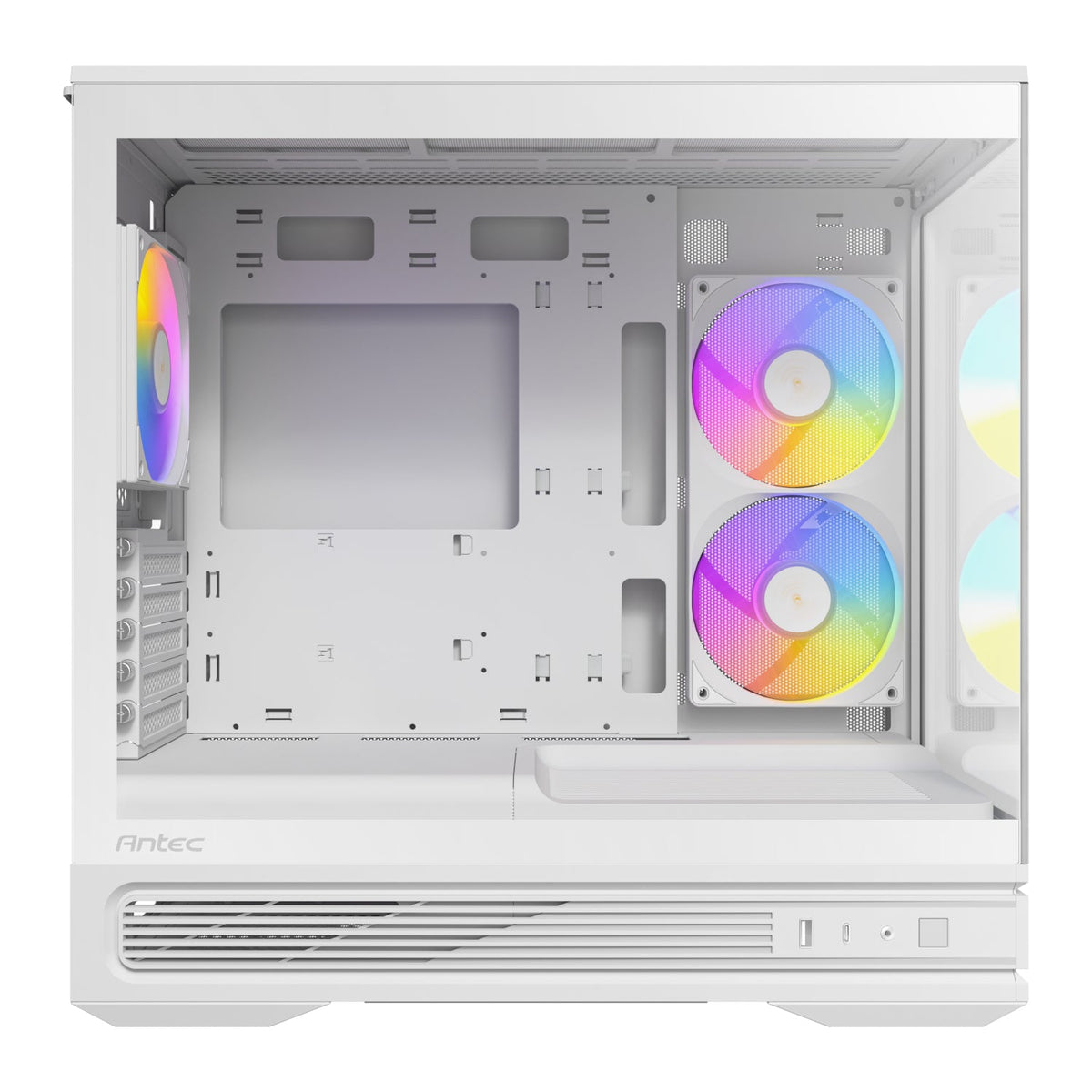 Antec C2M ARGB Compact Micro-ATX Gaming Chassis - White | dynacor.co.za