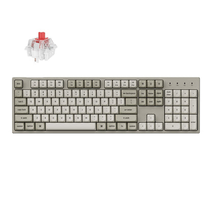 Keychron C2 Pro 100% 8K Super Red Switch Hot-Swap RGB Wired Custom Mechanical Keyboard | dynacor.co.za