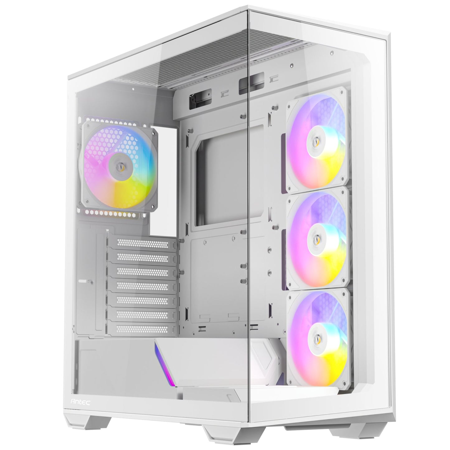 Antec C3 ARGB ATX | Micro-ATX | ITX ARGB Mid-Tower Gaming Chassis – White | dynacor.co.za