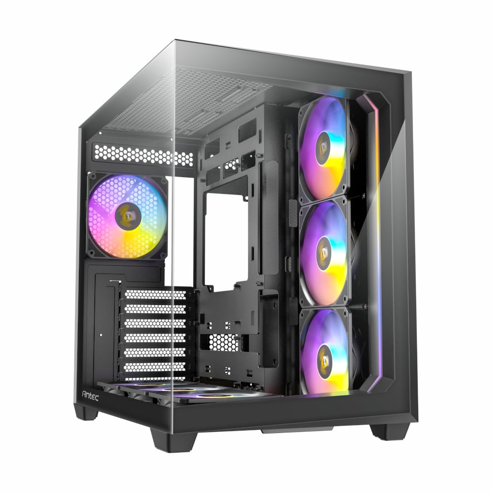 Antec C5 ARGB ATX DUAL Mid Tower Gaming Chassis – Black | dynacor.co.za