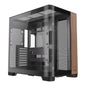 Antec C8 Curved Wood E-ATX | ATX | Micro-ATX | ITX Dual Chamber Gaming Chassis - Black | dynacor.co.za