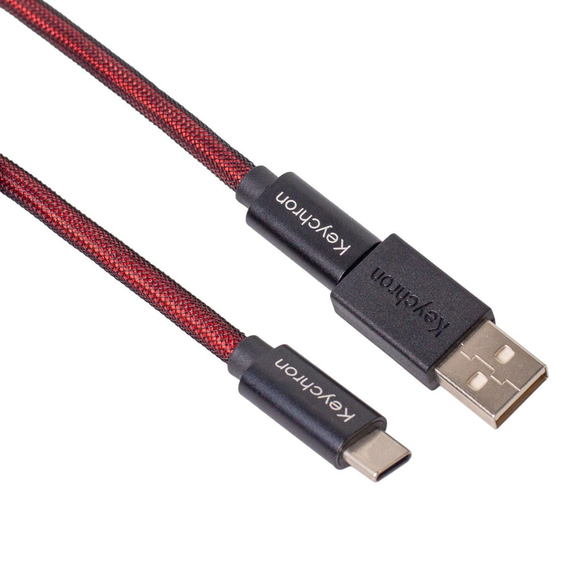 Keychron Coiled Aviator Cable - Red | dynacor.co.za