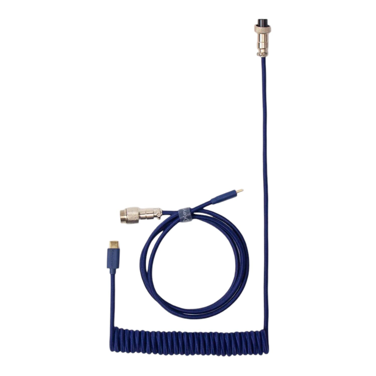 Keychron Coiled Aviator Blue Cable | dynacor.co.za