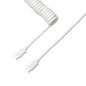 Keychron Coiled Aviator White Cable | dynacor.co.za