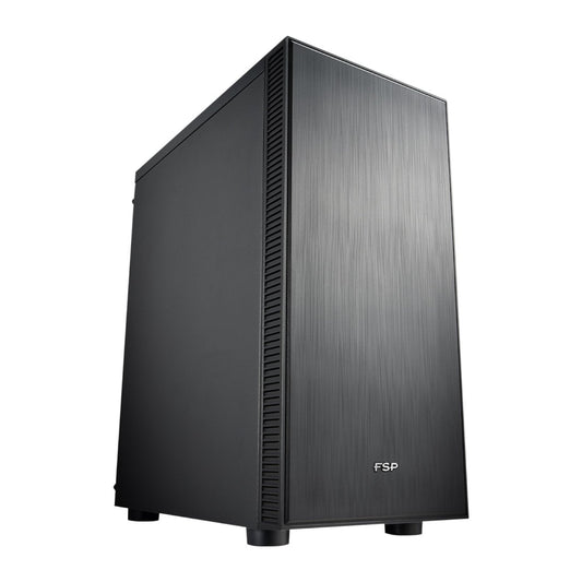 FSP CMT223S ATX Mid Tower Chassis - Black | dynacor.co.za